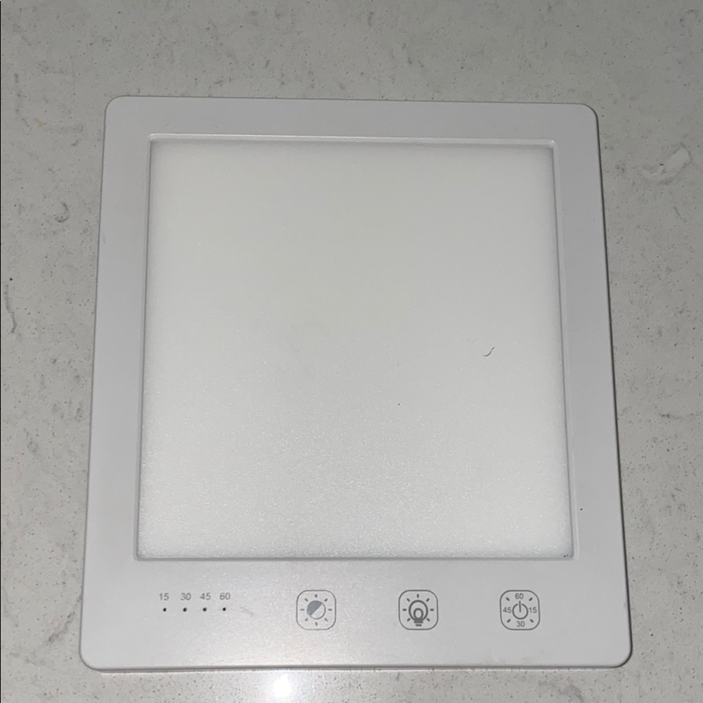 Merkury MI-LT101 White LED‎ Light Panel 10000 Lux Adjustable Therapy Lamp